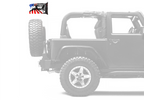 One Nation 12"x18" Forever Wave Flag for Jeep Wrangler LJ 2003-2006