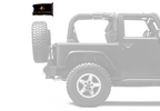 Gulf Coast Gladiators 11"x17" Forever Wave Flag for Jeep Wrangler JLU 4-Door 2018-Present
