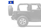 State Flag Utah "Old Style" 12"x18" Forever Wave Flag for Jeep Wrangler YJ 1986-1995