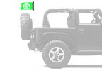 Girls Of Paradise 12"x18" Forever Wave Flag for Jeep Wrangler YJ 1986-1995