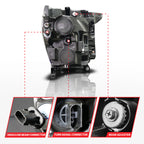 ANZO 21-23 Ford F150 LED Projector Headlight w/Switchback+Sequential - Black (Driver Side Only)
