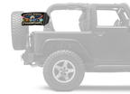 Armed Forces 12"x18" Forever Wave Flag for Jeep Wrangler LJ 2003-2006