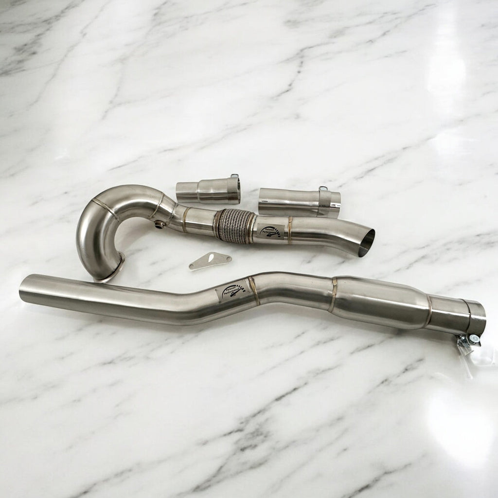AWD 2.0T Audi 8V S3 & A3 Race Downpipe (Catless & Catted)