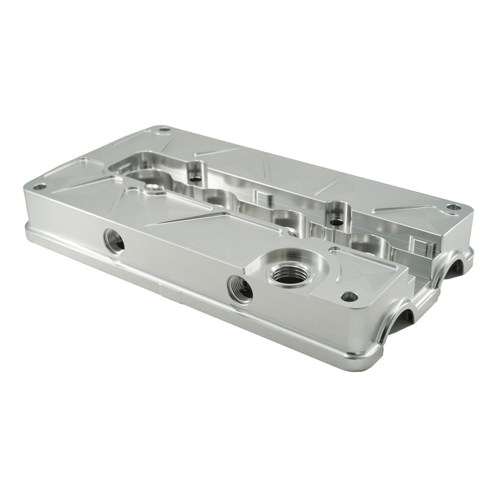 Billet B Series Vented Valve Cover Baffle B16 B18 AN10 For Honda Acura DOHC Vtec - Bull Boost Performance