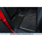 Smart Trim™ Custom Fit Floor Liners For 2007-2013 Silverado/Sierra 1500 - 2007-2014 2500/3500 HD Crew Cabin
