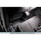 SMARTLINER Custom Fit Floor Liners For Traverse/Enclave/Acadia/Outlook (with 2nd Row Bench Seat)