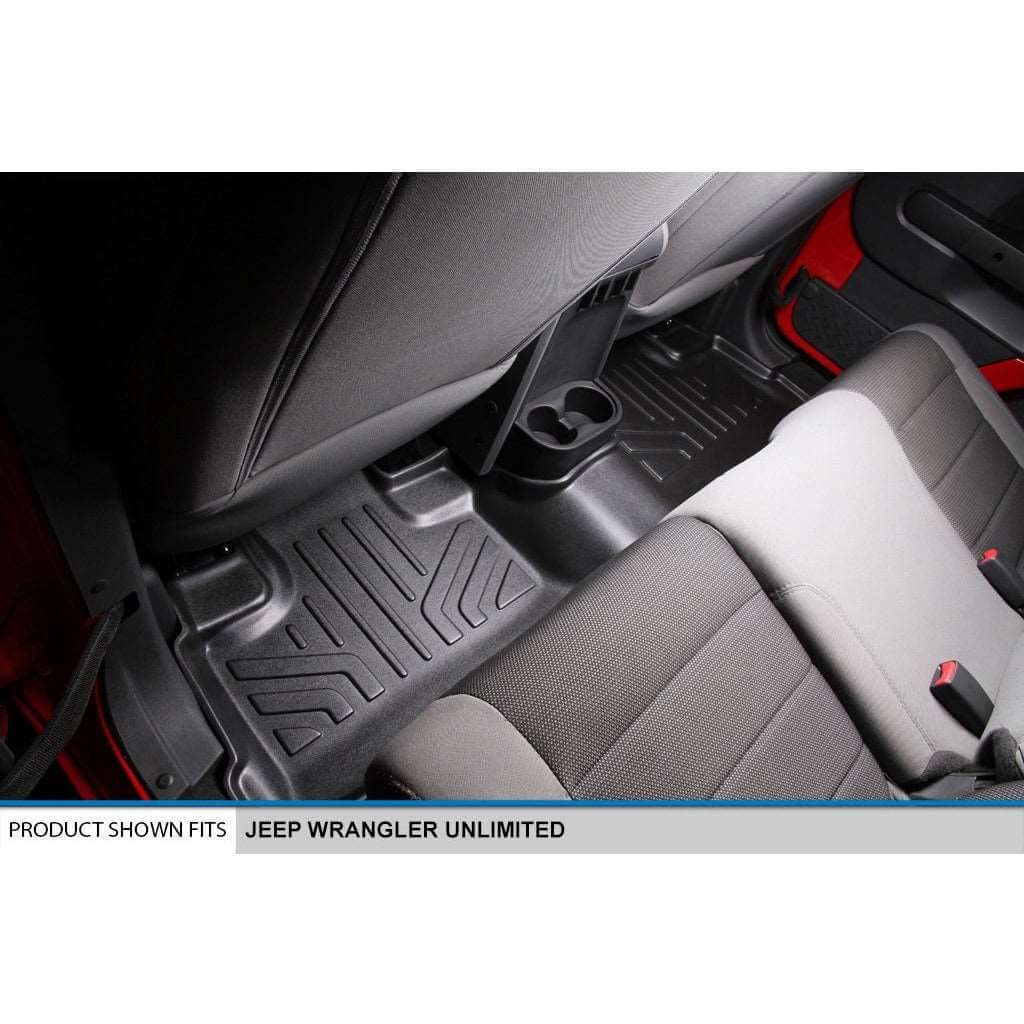 Smart Trim™ Custom Fit Floor Liners For 2007-2010 Jeep Wrangler Unlimited (4-Door)