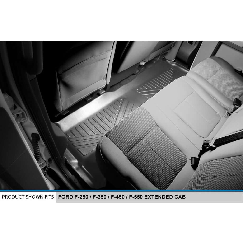 SMARTLINER Custom Fit Floor Liners For 2012-2016 Ford F-250/F-350 Super Duty SuperCab with Raised Drivers Side Pedal