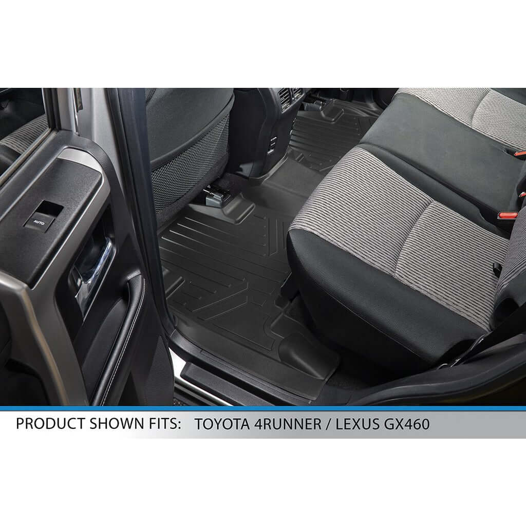 SMARTLINER Custom Fit Floor Liners For 2010-2012 Toyota 4Runner (5 Passenger with Sliding Rear Tray)