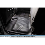 SmartCoverage™ Custom Fit Floor Liners For Crew Cab 2014-2018 Silverado/Sierra 1500 - 2015-2021 2500/3500 HD