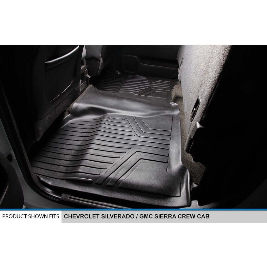 SmartCoverage™ Custom Fit Floor Liners For Crew Cab 2014-2018 Silverado/Sierra 1500 - 2015-2021 2500/3500 HD