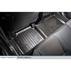 SMARTLINER Custom Fit Floor Liners For 2014-2021 Toyota Corolla Automatic Transmission Hatchback Models