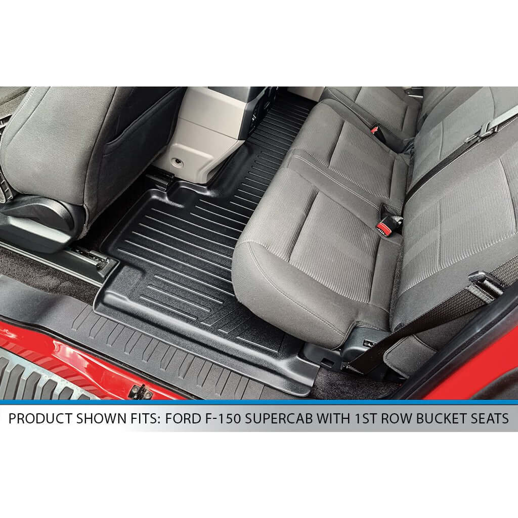 SMARTLINER Custom Fit Floor Liners For 2017-2025 Ford F-250/F-350 SuperCab with 1st Row Bucket Seats