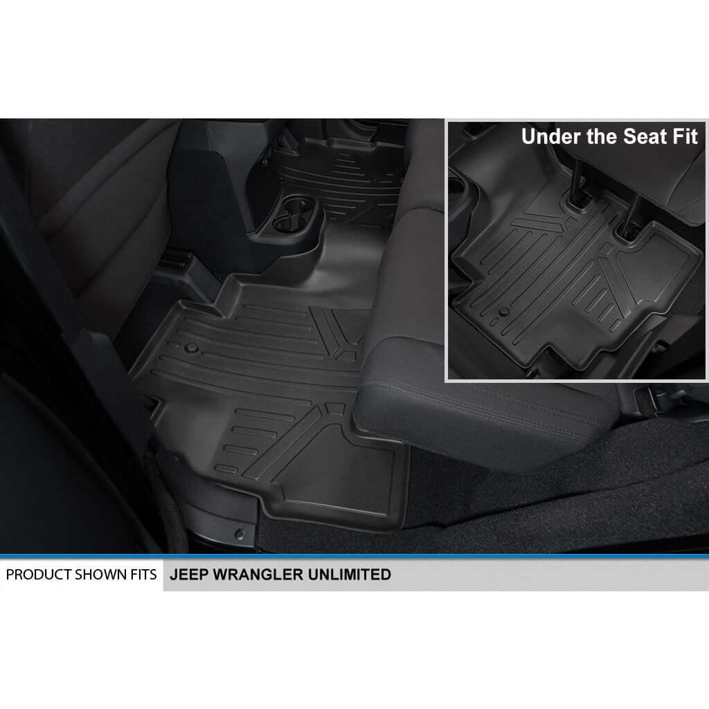 Smart Trim™ Custom Fit Floor Liners For 2015-2018 Jeep Wrangler Unlimited (JK Old Body Style Only)