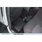 SMARTLINER Custom Fit Floor Liners For 2015-2024 Jeep Renegade