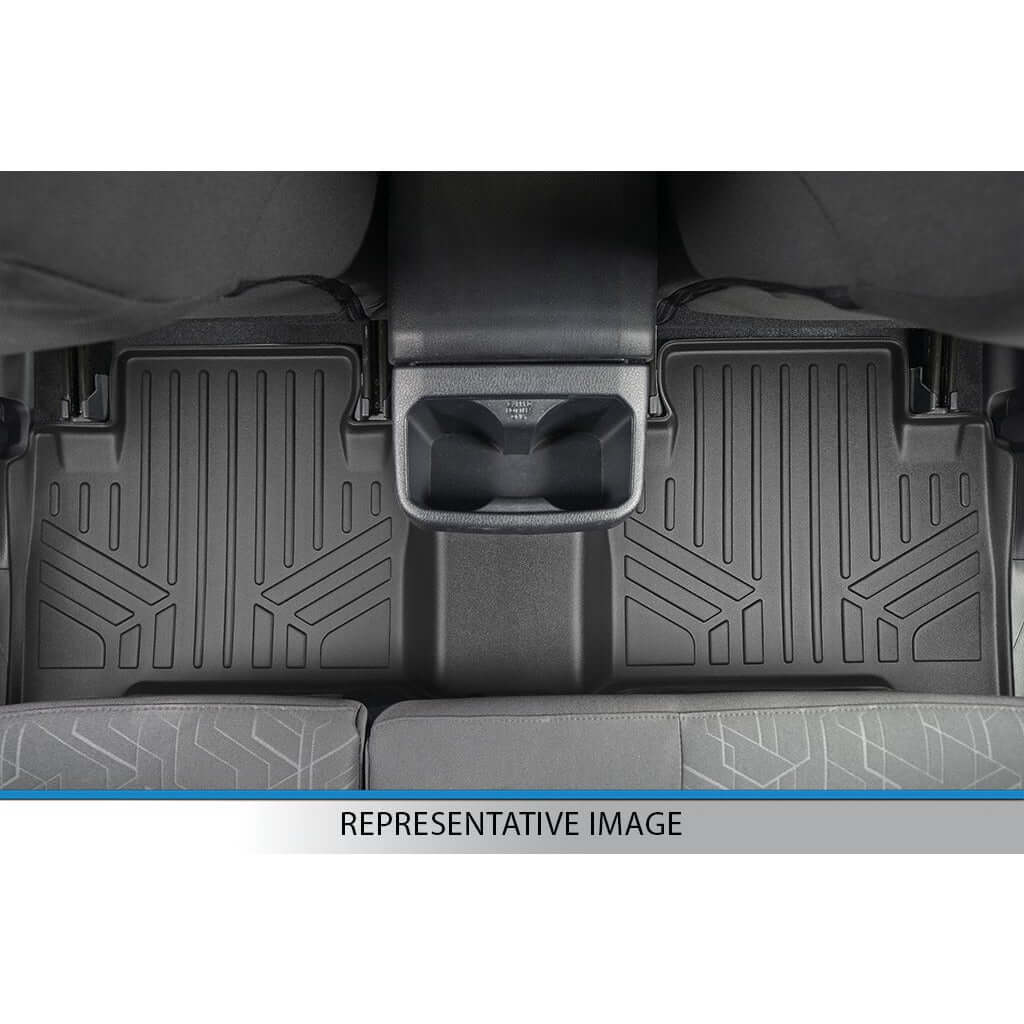 Smart Trim™ Custom Fit Floor Liners For 2018-2024 Lincoln Navigator 2nd Row Bucket Seats (Only Max or L)