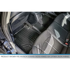 SMARTLINER Custom Fit Floor Liners For 2016-2019 Hyundai Sonata Hybrid