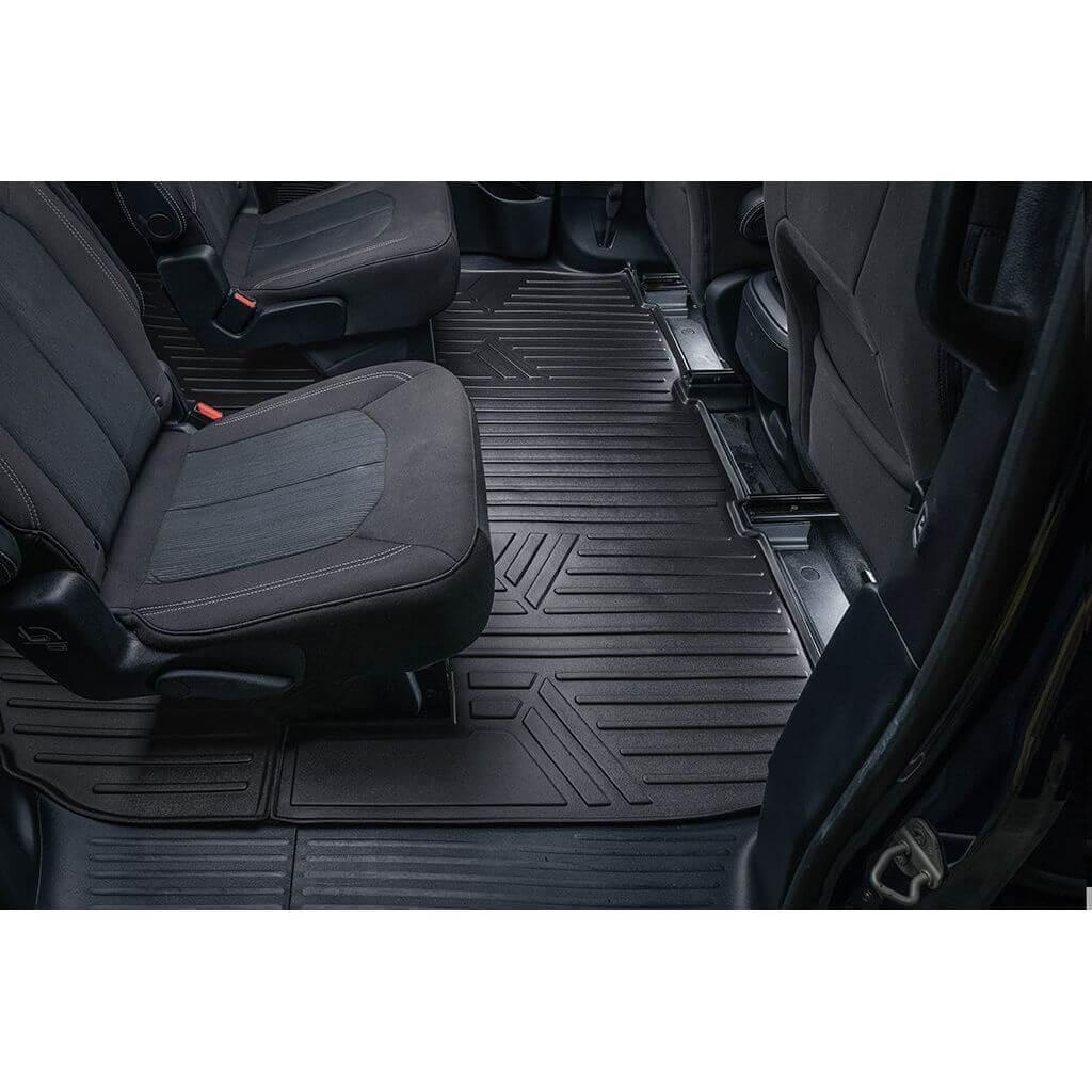 SMARTLINER Custom Fit Floor Liners For 2021-2025 Chrysler Pacifica with 2nd Row Bench (Touring & L Models)