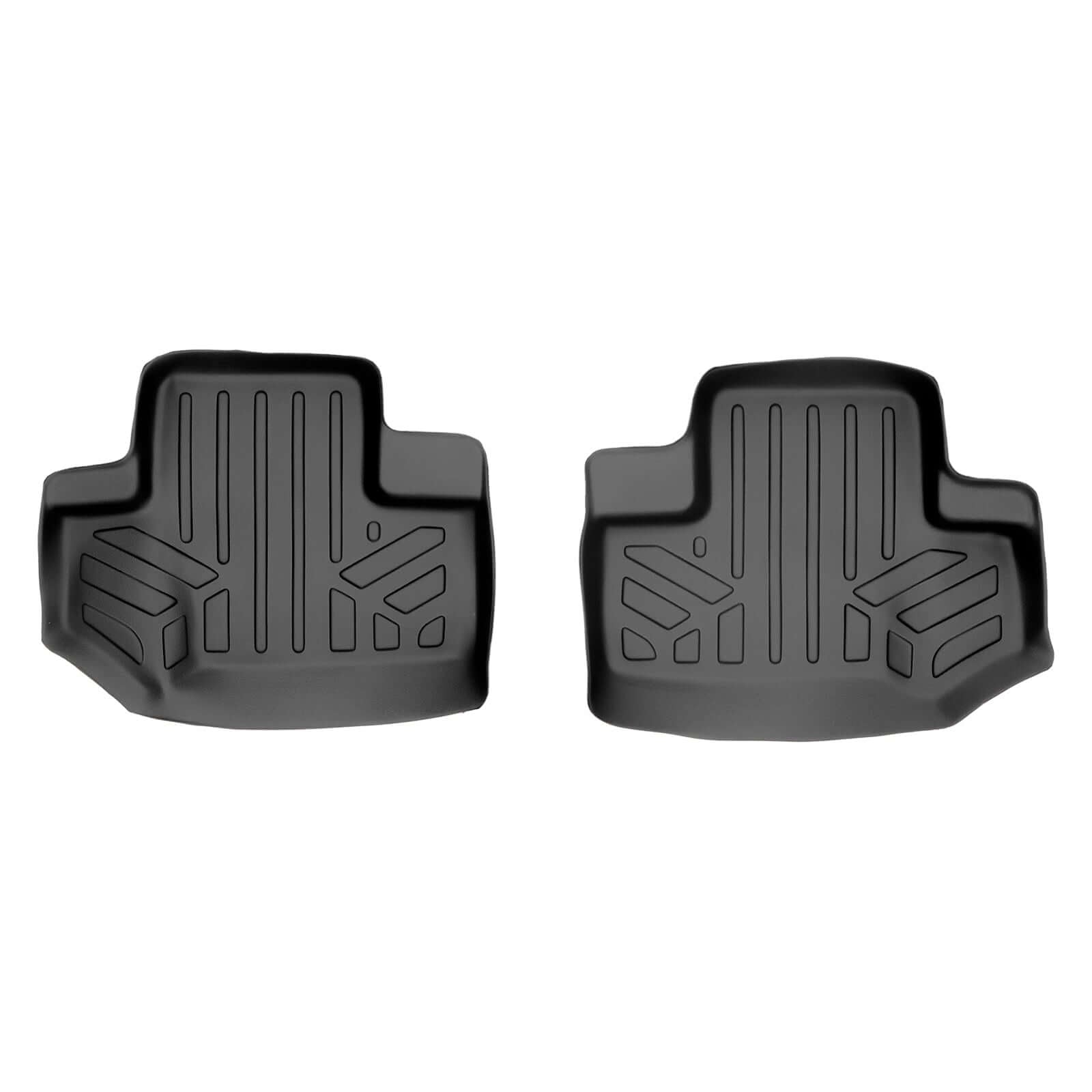 SMARTLINER Custom Fit Floor Liners For 2014-2018 Jeep Wrangler 2 Door Model Only (JK Old Body Style Only)