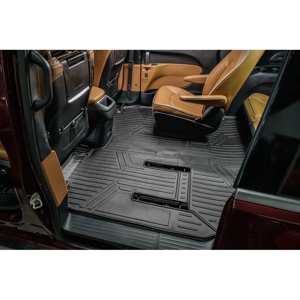 Smart Trim™ Custom Fit Floor Liners For 2017-2020 Chrysler Pacifica with 2nd Row Bucket Seats