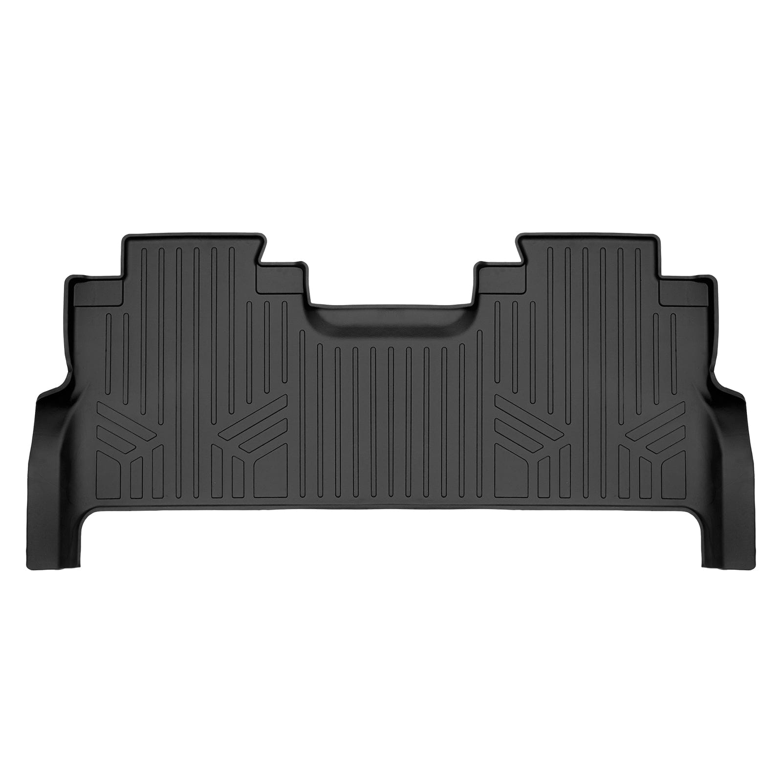 SMARTLINER Custom Fit Floor Liners For 2017-2025 Ford F-250/F-350 Super Crew Cab with Vinyl Flooring| 1st Row Bench Seat| No OTH Coverage| with Underseat Storage