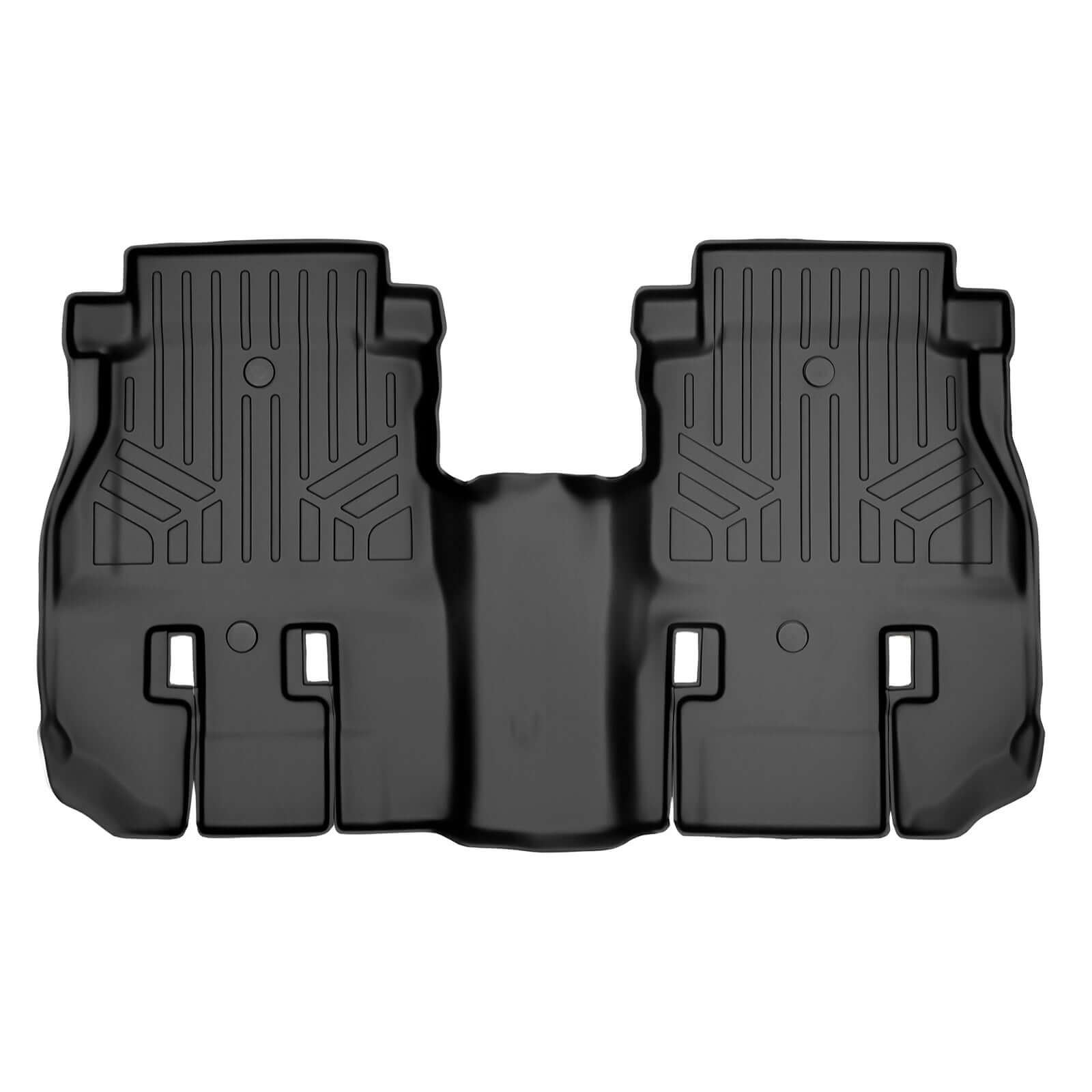 SMARTLINER Custom Fit Floor Liners For 18-24 Wrangler JL Unlimited (with Sub and No Flat Load Floor)