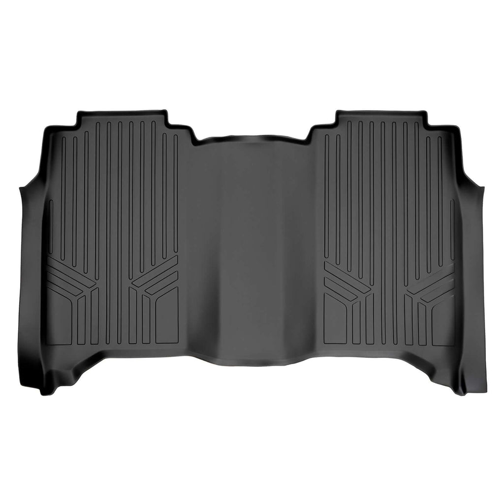 SMARTLINER Custom Fit Floor Liners For 2017-2024 Nissan Titan Crew Cab with 1st Row Bench Seat No Underseat ToolBox and OTH Coverage