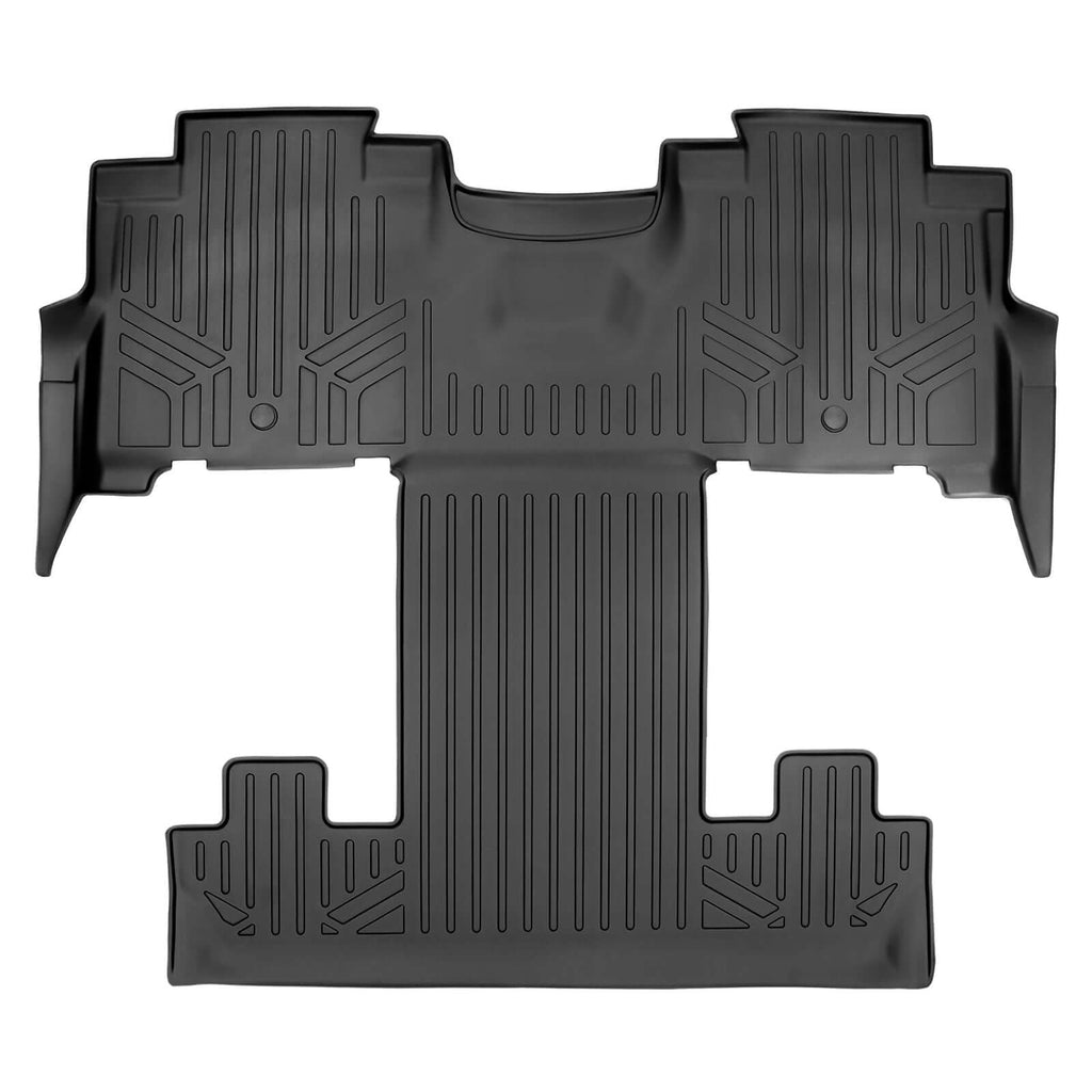 Smart Trim™ Custom Fit Floor Liners For 2018-2024 Ford Expedition/Lincoln Navigator 2nd Row Bucket Seats (no Max or L)