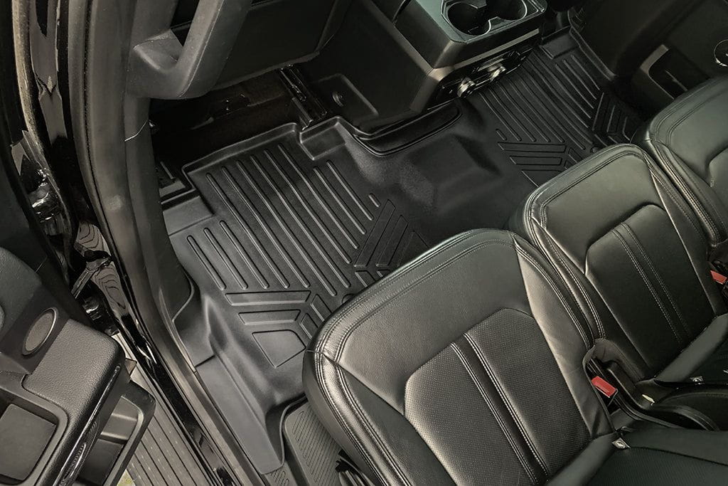 Smartliner Custom Fit Floor Liners For 2018-2024 Ford Expedition Max/Lincoln Navigator L (with 2nd Row Bench Seat)