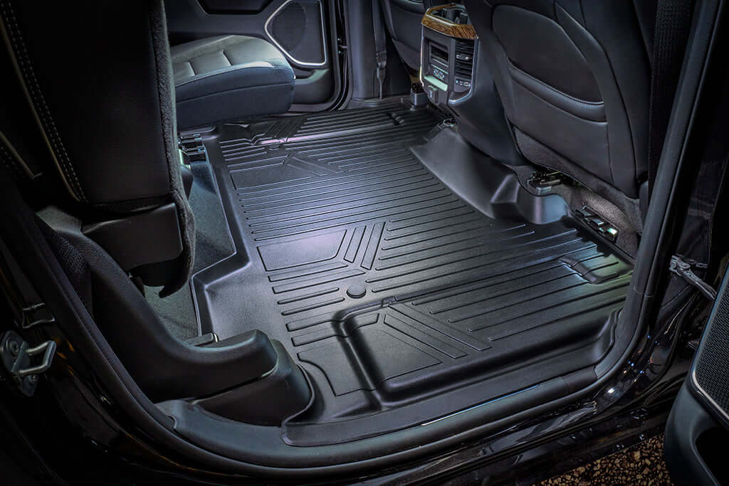 SmartCoverage™ Custom Fit Floor Liners For 2019-2024 Ram 1500 Crew Cab with First Row Bench Seat