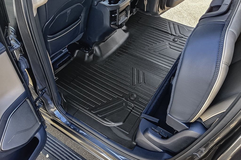 SmartCoverage™ Custom Fit Floor Liners For 2025-2026 Ram 1500 Crew Cab with Rear Underseat Storage Box