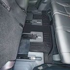 Smart Trim™ Custom Fit Floor Liners For 2019-2025 Subaru Ascent with 2nd Row Bench Seat and With Subwoofer in the Cargo Area