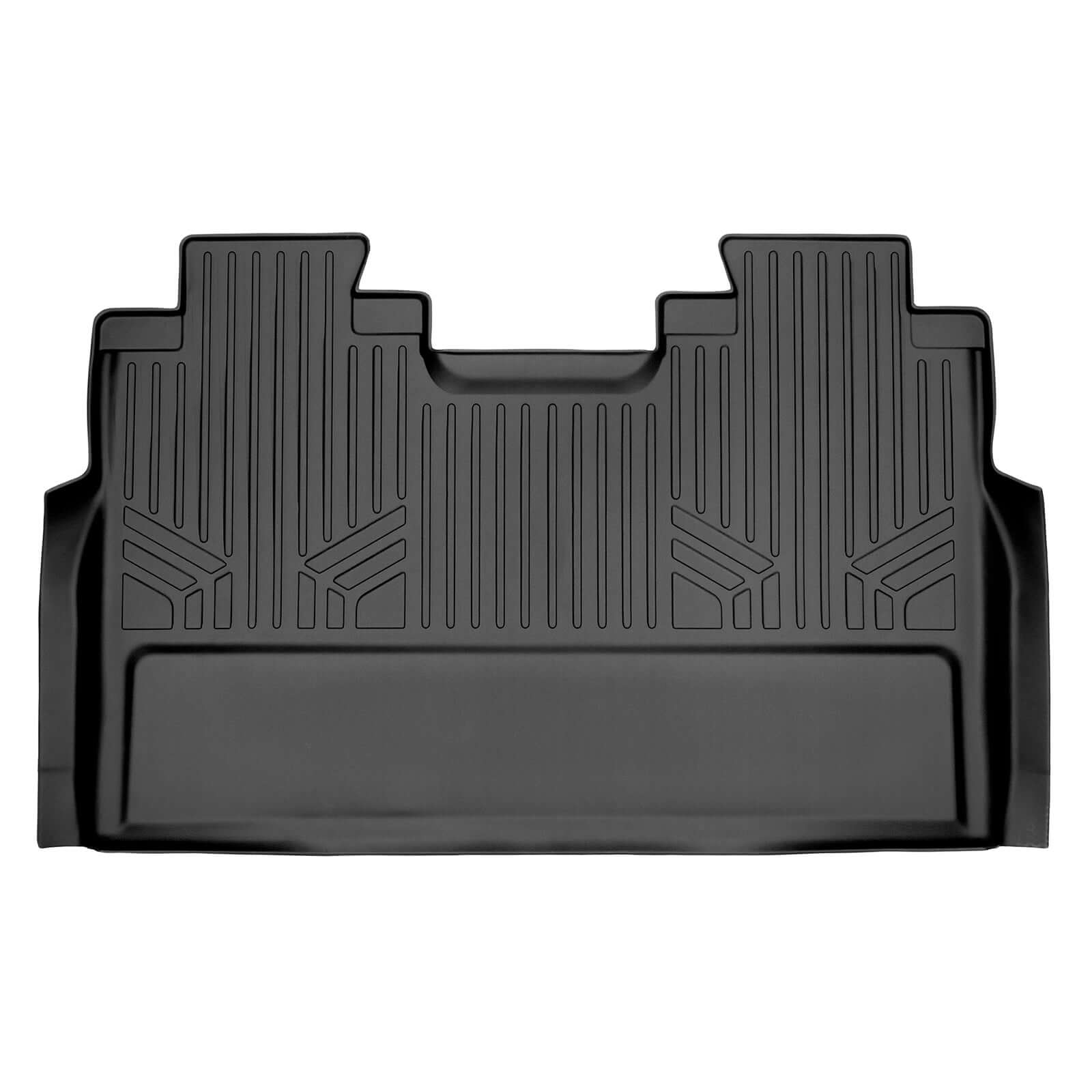 SMARTLINER Custom Fit Floor Liners For 2017-2025 Ford Super Duty Crew with Vinyl Flooring and 2nd Row Bench Seat