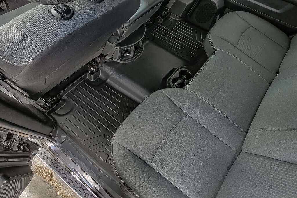 SMARTLINER Custom Fit Floor Liners For 2019-2025 Ram 2500/3500 Crew Cab with 1st Row Bench Seat