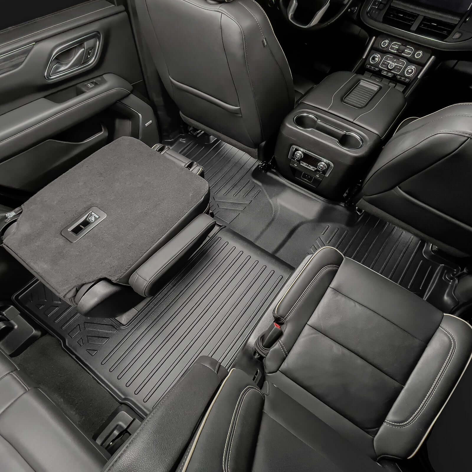 SMARTLINER Custom Fit Floor Liners For 2021-2025 Cadillac Escalade with 2nd Row Bucket Seats