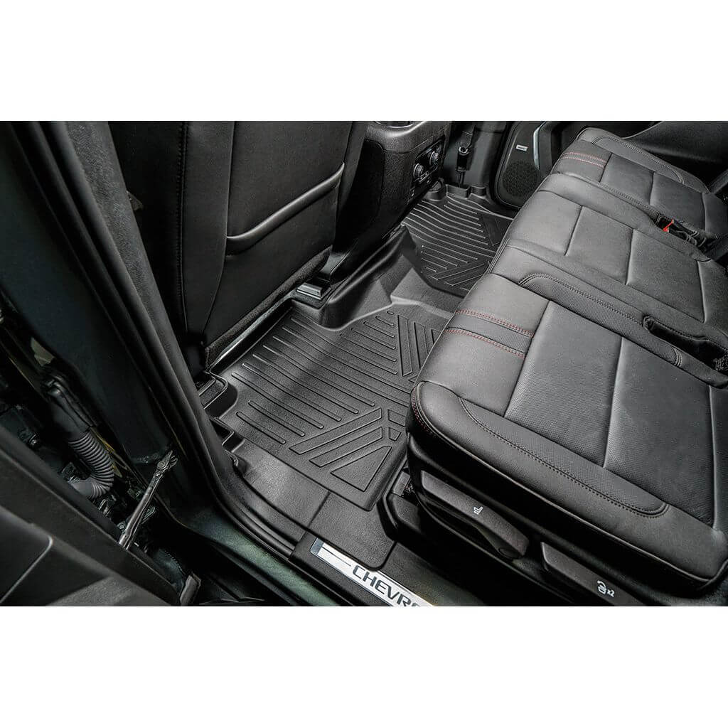 SMARTLINER Custom Fit Floor Liners For 2021-2025 Cadillac Escalade ESV with 2nd Row Bench Seat