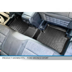 SMARTLINER Custom Fit Floor Liners For 2021-2025 Ford Bronco Sport Rubber Flooring