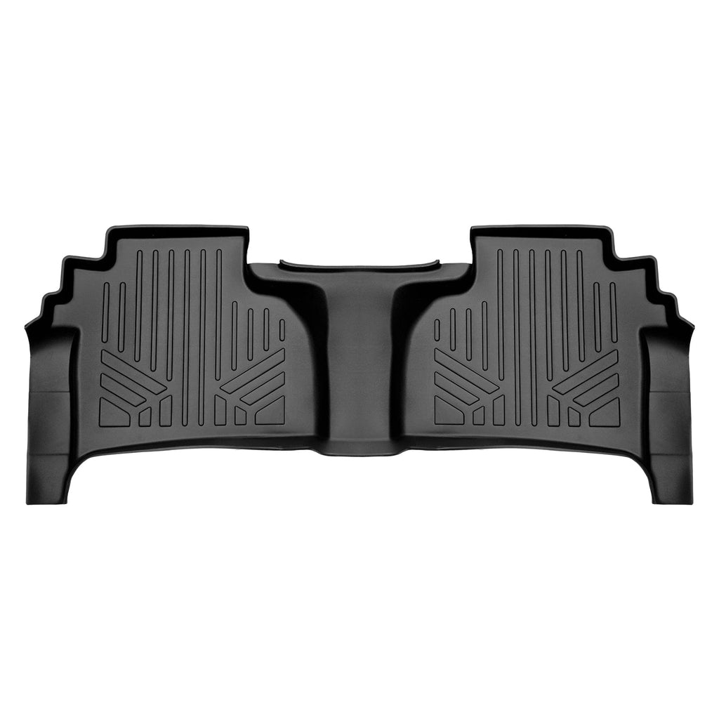 SMARTLINER Custom Fit Floor Liners For 2019-2024 Chevrolet Silverado 1500 Double Cab with Carpet Flooring and 1st Row Bench Seat and OTH Coverage (with 2nd Row Under Seat Storage)