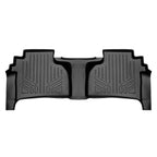 SMARTLINER Custom Fit Floor Liners For 2019-2024 Chevrolet Silverado 1500 Double Cab with Carpet Flooring and 1st Row Bench Seat and OTH Coverage (with 2nd Row Under Seat Storage)