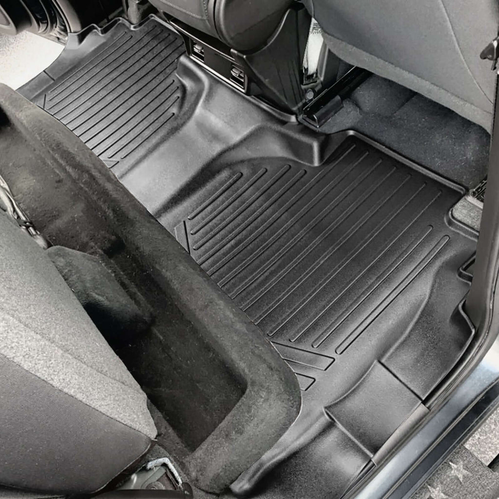 SMARTLINER Custom Fit Floor Liners Compatible With 2020-2025 Chevrolet Silverado 2500 HD | 3500 HD (Double Cab|Carpeted Flooring|1st Row Bench Seat|With Over the Hump Coverage|with 2nd Row Underseat Storage)