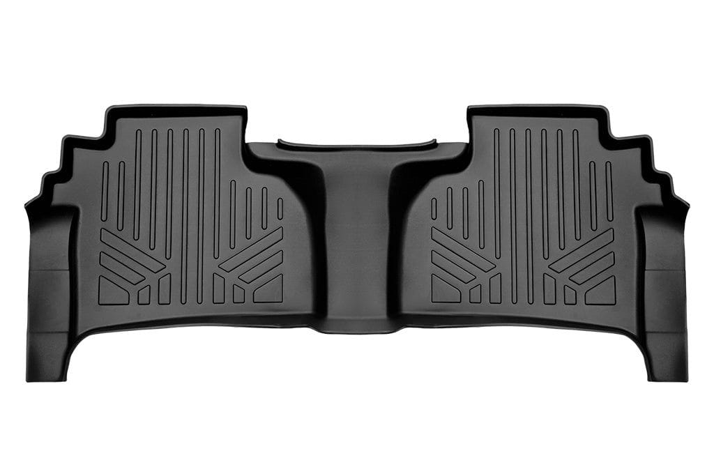 SMARTLINER Custom Fit Floor Liners For 2019-2024 Chevrolet Silverado 1500 Double Cab with Carpet Flooring and 1st Row Bucket Seats (with 2nd Row Under Seat Storage)