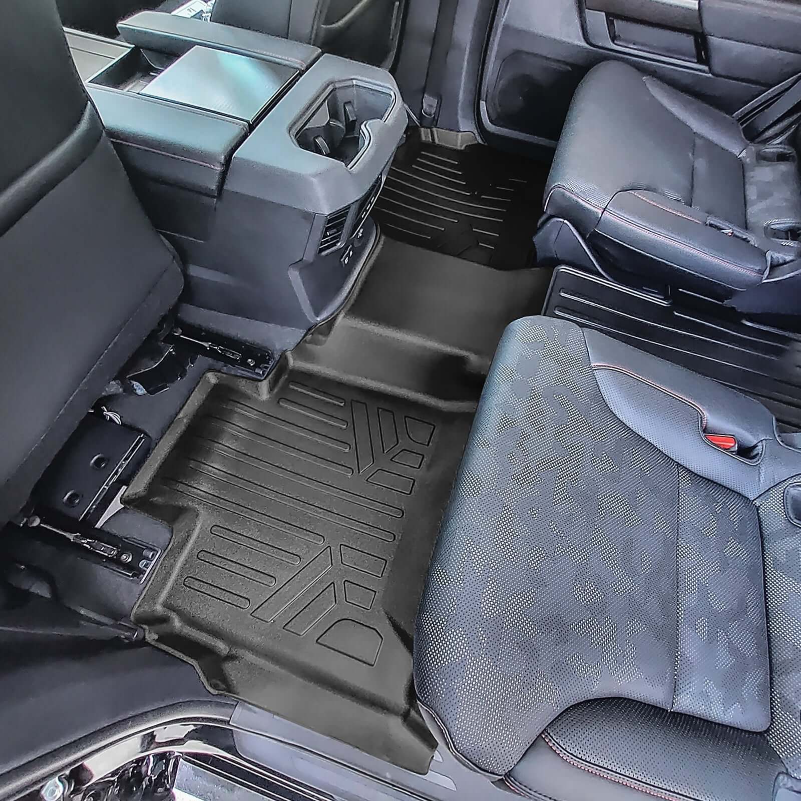 SMARTLINER Custom Fit Floor Liners For 2023-2025 Toyota Sequoia (8 Passenger Models)