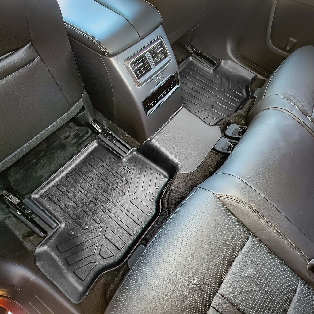 SMARTLINER Custom Fit Floor Liners For 2024-2025 Mazda CX-90 Plug-In Hybrid (Only Fits 2nd Row Bucket Seats With No Center Console)