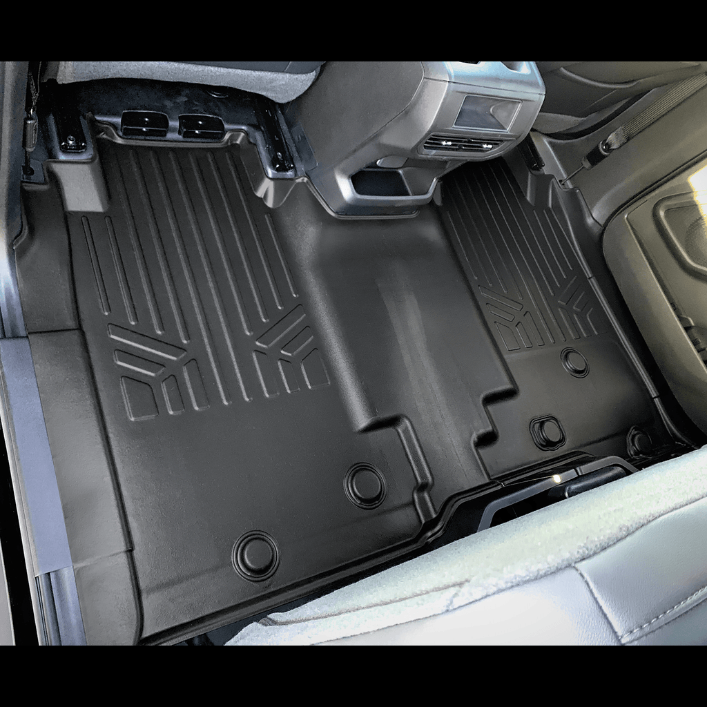 SMARTLINER Custom Fit Floor Mat Liner Set Compatible With 2025-2026 Chevrolet Silverado EV /GMC Sierra EV