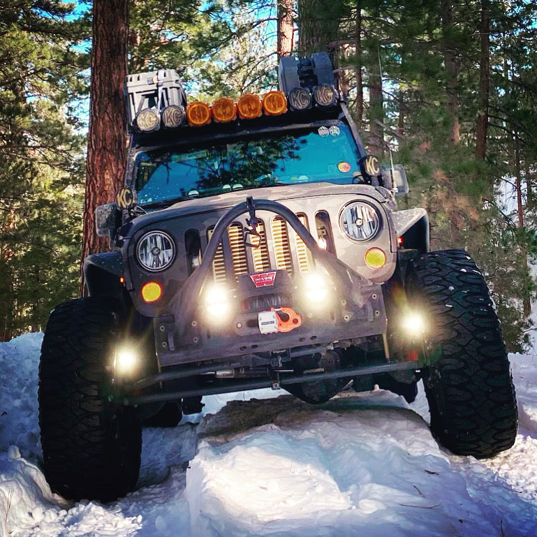 Jeep JK Steerable Knuckle Pod Light Mounts (2007-2018 Wrangler) By Gatekeeper Off-Road