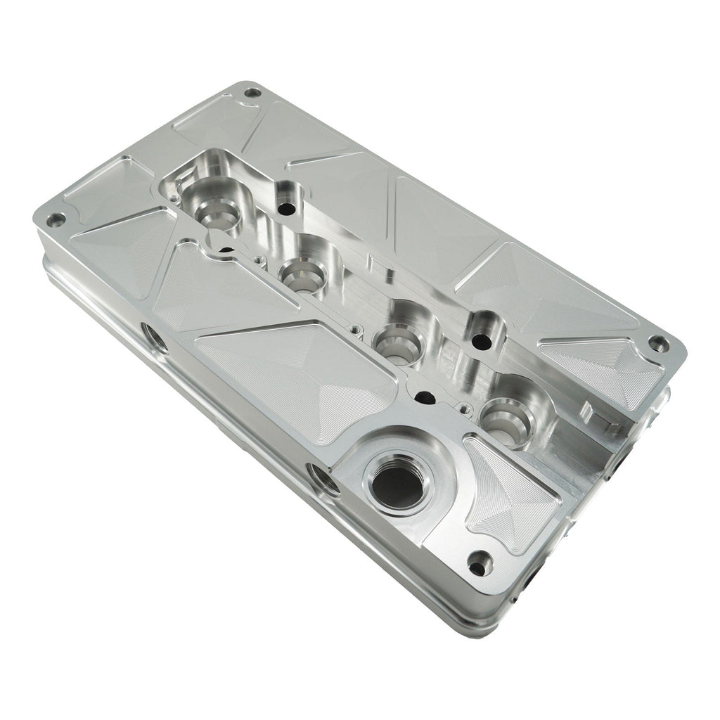 Billet B Series Vented Valve Cover Baffle B16 B18 AN10 For Honda Acura DOHC Vtec - Bull Boost Performance