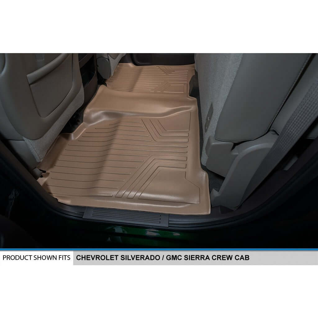 SmartCoverage™ Custom Fit Floor Liners For Crew Cab 2014-2018 Silverado/Sierra 1500 - 2015-2021 2500/3500 HD
