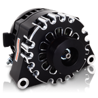 S Series Billet 170 AMP Racing Alternator For C6 Corvette - Black Anodized