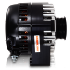 S Series Billet 240 AMP Racing Alternator For C6 Corvette - Black Anodized
