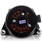 S Series Billet 240 AMP Racing Alternator For C6 Corvette - Black Anodized